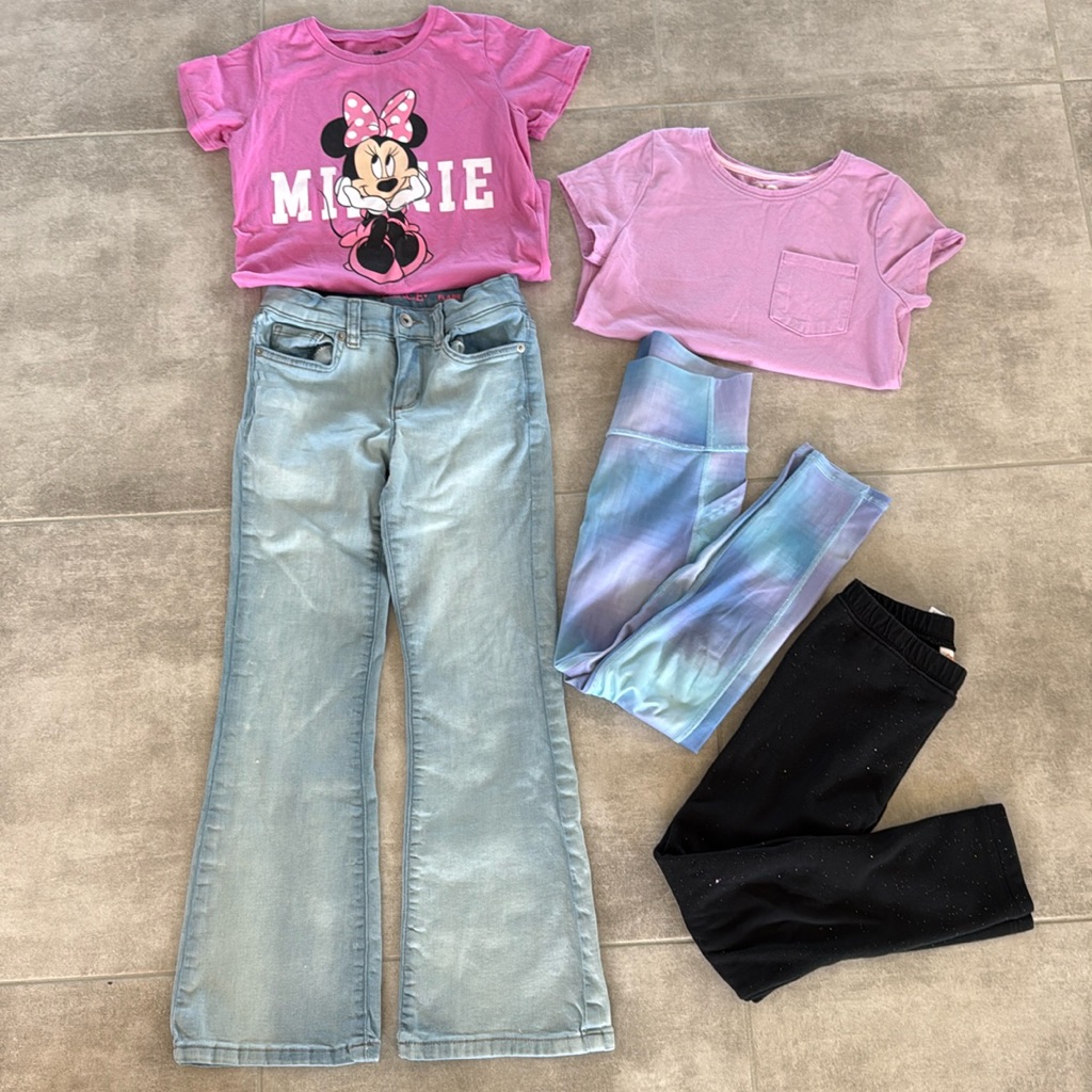 5 Piece Girl's Children's Place,Disney,So,All In Motion Mix&Match Bundle -Size 8